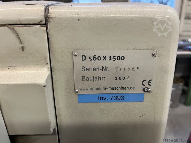 Drehmaschine Optimum D560x1500