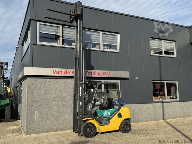 Komatsu FG25HT-16R Triplex 470 Free Lift / Sideshift / Fork Positioner LPG 2008 KOMATSU FG25HT-16R Triplo 470 Freelift / Sideshift / Vorkversteller LPG 2008