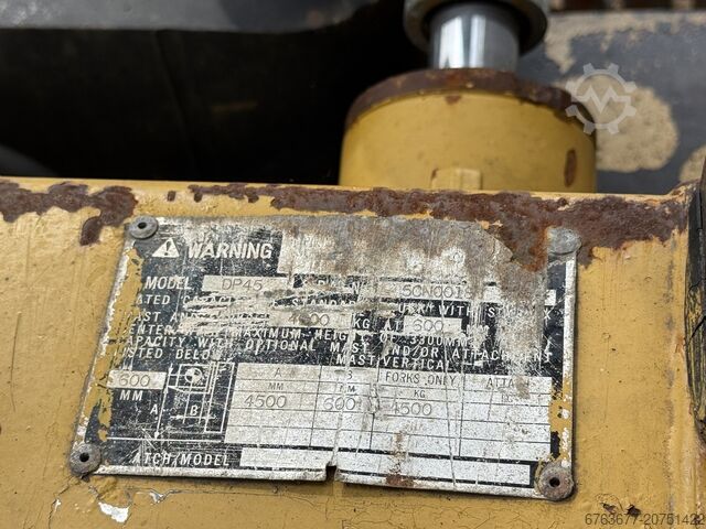 Caterpillar DP45 Double 370 3rd Function Mitsubishi Diesel CATERPILLAR DP45 Duplo 370 3e Functie Mitsubishi Diesel