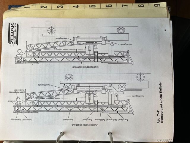DAF 2500 zebak movilift 200-1 380v electric 1999 bouwkraan DAF 2500