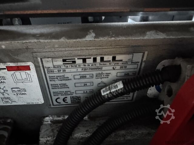 VS-22575 Still electric pallet truck with weighing system STILL EXU SF 20