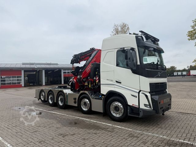 LKW mit Pritsche (offen) VOLVO FH540 10x4 mit F1150 Ladekran, Sattelzugmaschine