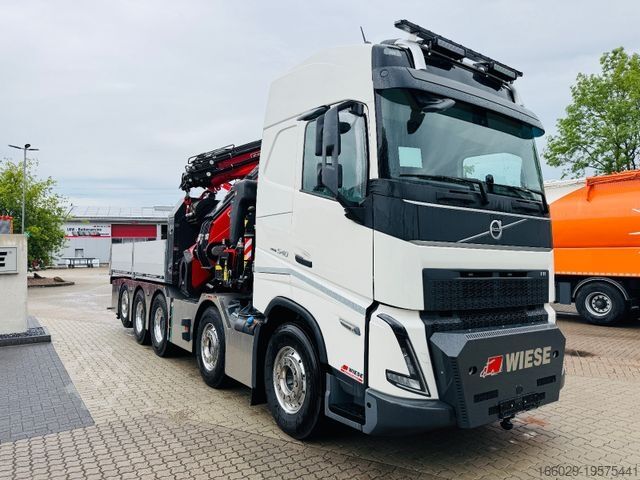 LKW mit Pritsche (offen) VOLVO FH540 10x4 mit F1150 Ladekran, Sattelzugmaschine
