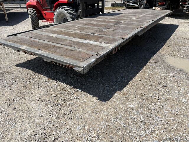 Swap body open Wecon 7,82m Plattform VERZINKT Niedrig