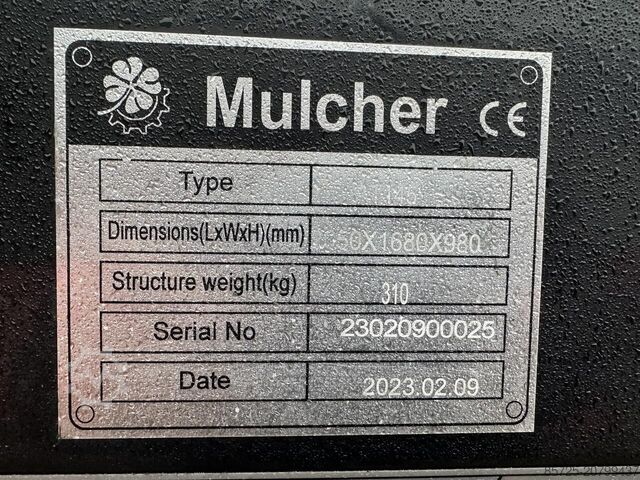 Mulcher  Klepelmaaier Jansen AT145 - Gebruikt