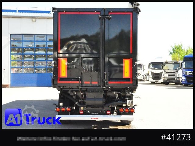 Tipper semitrailer KEMPF Kempf SKM 35/3 Schleuse ca 55m³  Lenkachse