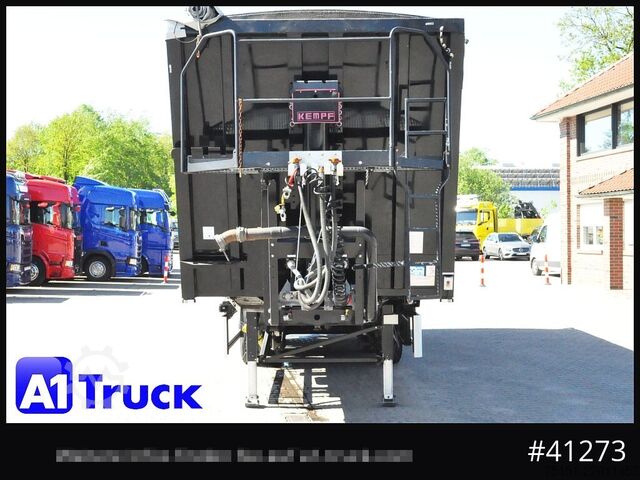 Tipper semitrailer KEMPF Kempf SKM 35/3 Schleuse ca 55m³  Lenkachse