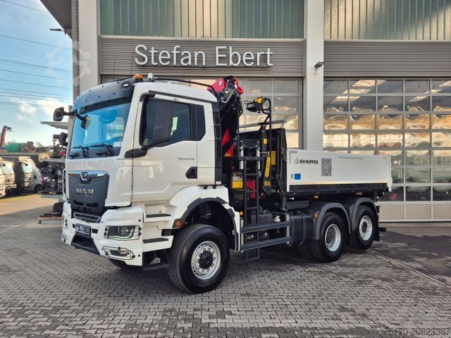 Tipper truck MAN TGS 28.510 6x4-4 BL Palfinger PK24.001 Funk AHK