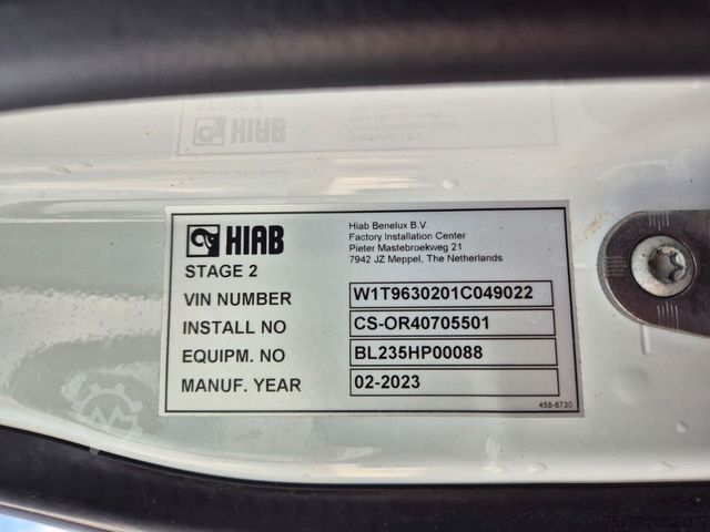 LKW mit Pritsche (offen) MERCEDES-BENZ Actros 2545 L 6x2 Hiab L-HIPRO 235 DLS-3