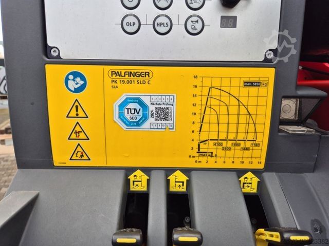 Autokran MAN TGS 26.470 6x2-4 LL Palfinger PK19.001 SLD5 Funk