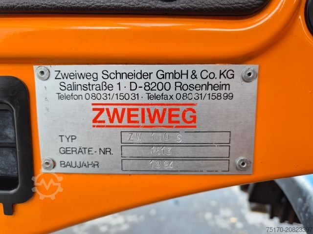 Spezial-LKW MERCEDES-BENZ Unimog U1600 4x4 Zweiweg ZW 100 S Railway 11584h