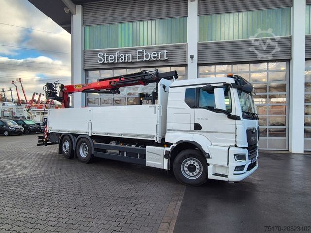 Autokran MAN TGS 26.470 6x2-4 LL Baustoff Palfinger PK20.501L