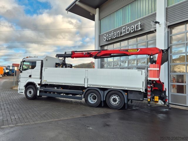 Autokran MAN TGS 26.470 6x2-4 LL Baustoff Palfinger PK20.501L