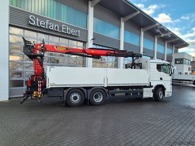 Autokran MAN TGS 26.470 6x2-4 LL Baustoff Palfinger PK20.501L