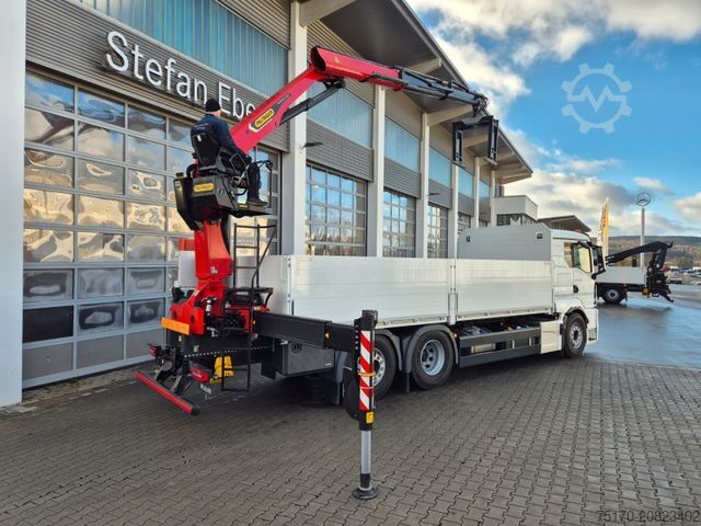Autokran MAN TGS 26.470 6x2-4 LL Baustoff Palfinger PK20.501L