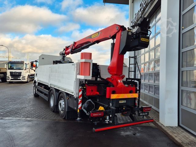 Autokran MAN TGS 26.470 6x2-4 LL Baustoff Palfinger PK20.501L
