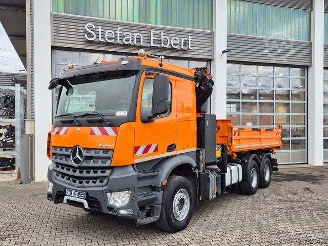 Dreiseitenkipper LKW MERCEDES-BENZ Arocs 2645 6x4 Palfinger 27002 SH