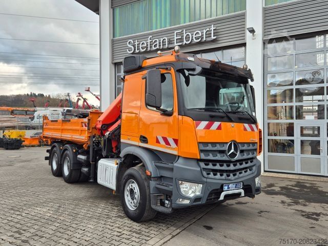 Dreiseitenkipper LKW MERCEDES-BENZ Arocs 2645 6x4 Palfinger 27002 SH