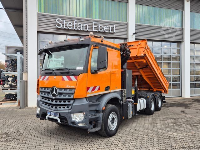 Dreiseitenkipper LKW MERCEDES-BENZ Arocs 2645 6x4 Palfinger 27002 SH