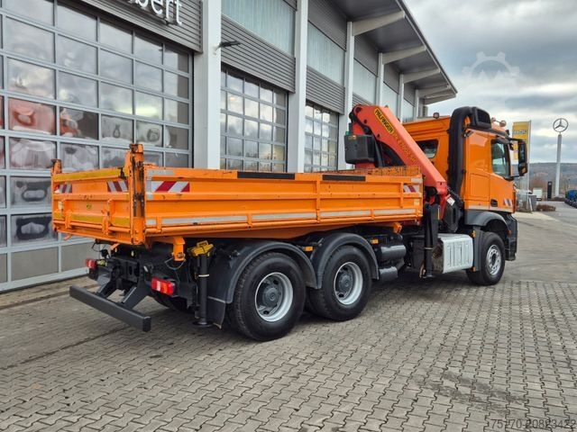 Dreiseitenkipper LKW MERCEDES-BENZ Arocs 2645 6x4 Palfinger 27002 SH