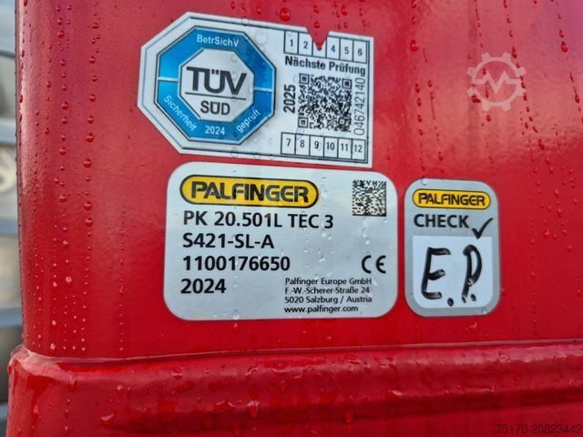 LKW mit Pritsche (offen) MAN TGS 26.470 6x2-4 LL Baustoff Palfinger PK20.501L