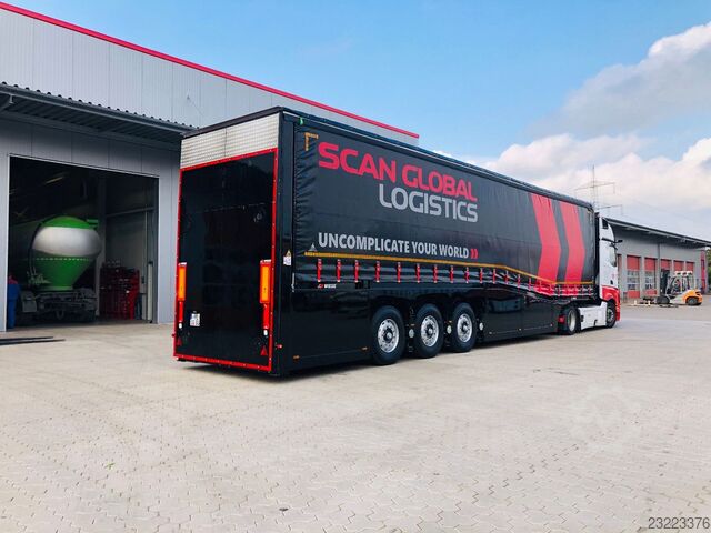 Tieflader-Sattelauflieger  Innenlader Zwischenlader Gabelstaplertransporter