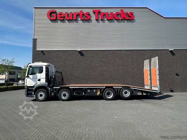 Car carrier van MAN TGS 35.520 8X2 OPRIJWAGEN/MACHINE TRANSPORTER/P...