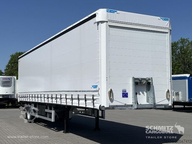 Open semitrailer with tarp  Curtainsider Standard Ladebordwand