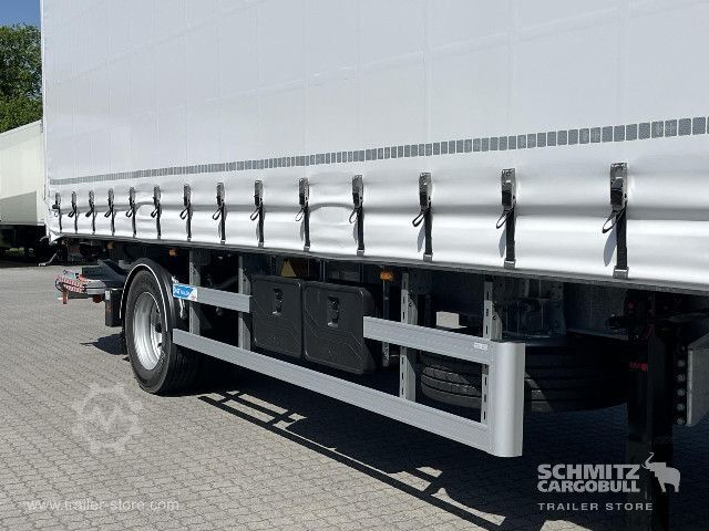 Open semitrailer with tarp  Curtainsider Standard Ladebordwand