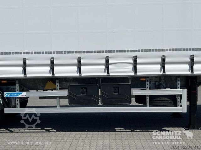 Open semitrailer with tarp  Curtainsider Standard Ladebordwand