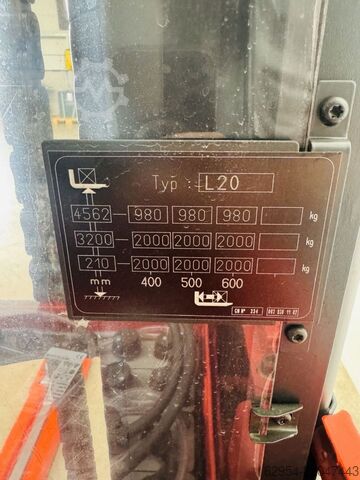 High Lift stacker Linde L 20 i Triplex Batterie NEU