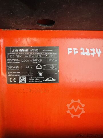 Electric Pallet Truck Linde T 20 SF Batterie Bj.24