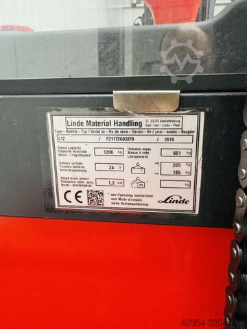 High Lift stacker Linde L 12 kurze Gabel 1000mm
