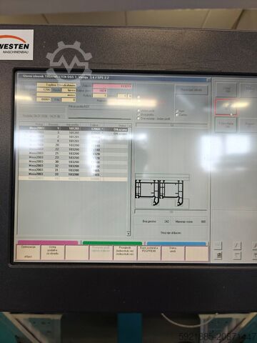 Doppelgehrungssäge / Zuschnittzentrum Thorwesten DGS