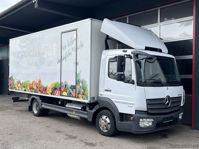 Refrigerator body van MERCEDES-BENZ Atego 816 6mCarrier Xarios 500 Diesel+StromEuro6