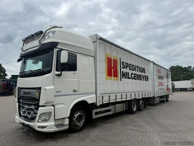 Jumbo truck DAF XF 480 FAN LowDeck 6x2 Jumbo Inklusive Anhänger