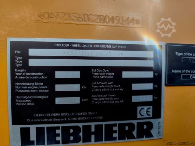 Radlader LIEBHERR L 546 kein 538 550 524 Super Maschine ö-Vollauss