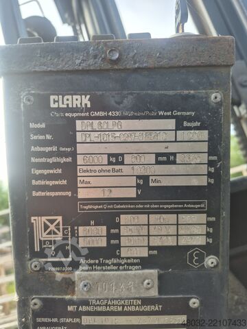 Forklift Clark DPL 60 LPG