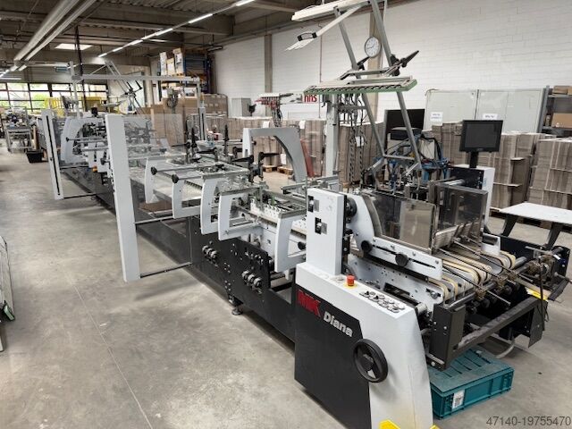 Folding carton gluing machine HEIDELBERG DIANA Smart 115