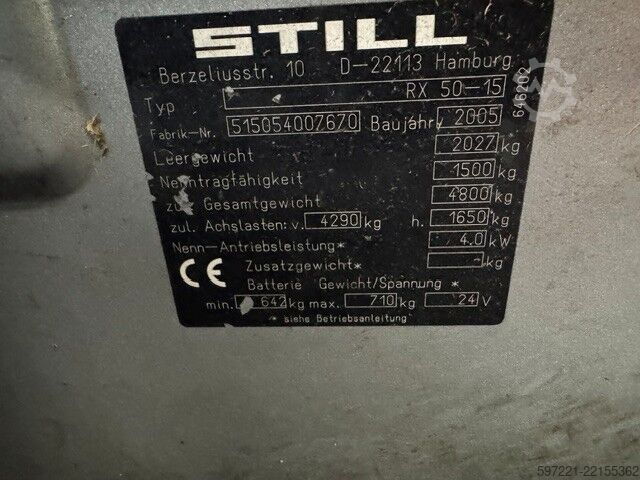 Electric - 3 wheels Still RX50-15