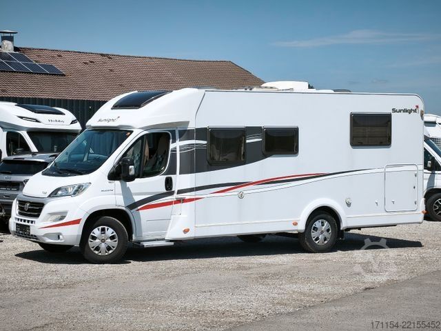 Teilintegriertes Wohnmobil SUNLIGHT T 68, SAT, Navi, RFK, Klima