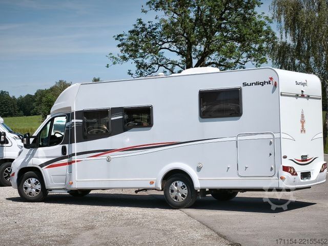 Teilintegriertes Wohnmobil SUNLIGHT T 68, SAT, Navi, RFK, Klima