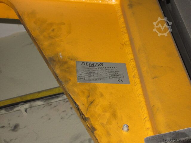 Column jib crane jib crane chain hoist Demag D-AW Kran Drehkran Hallenkran 4,5m Demag 500 Kg 0,5t + Demag DC Kettenzug