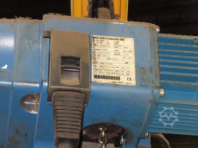 Demag Column swing crane Chain Hoist Demag KBK Kran Drehkran Hallenkran L 3m Demag KBK2 500Kg + DC Kettenzug H3,5m