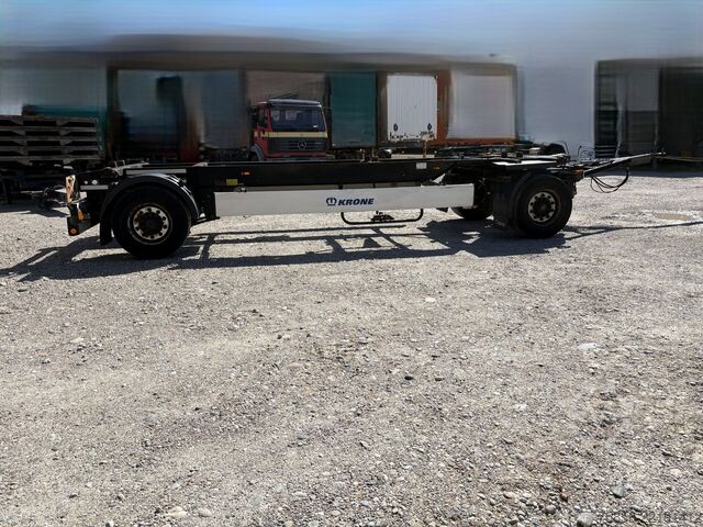 Swap chassis trailer Krone Lafette Breitreifen 445er mehrfach TOP