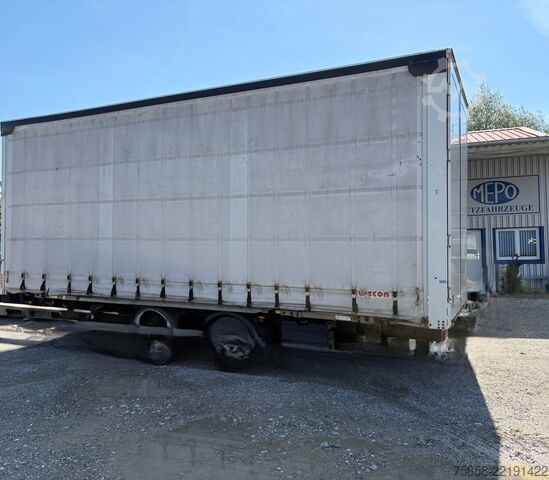 Swap body with flatbed & tarp Wecon Jumbo XXL Innen 3090 mm Hubdach Verzinkt