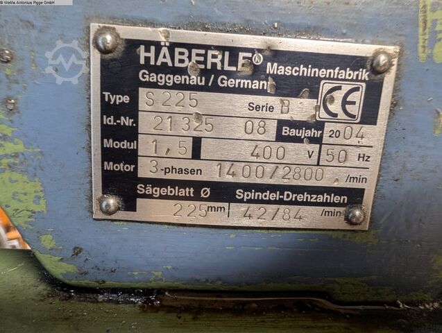 Cold Circular Saw HÄBERLE S225 B