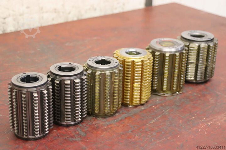 Modulfräser Wälzfräser 6 Stück Fette Mod.2 R1 EW 20°