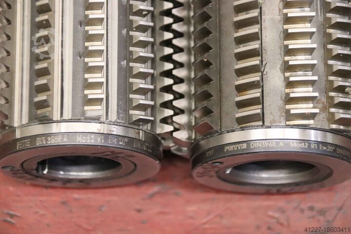 Modulfräser Wälzfräser 6 Stück Fette Mod.2 R1 EW 20°