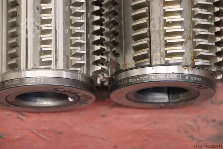 Modulfräser Wälzfräser 6 Stück Fette Mod.2 R1 EW 20°